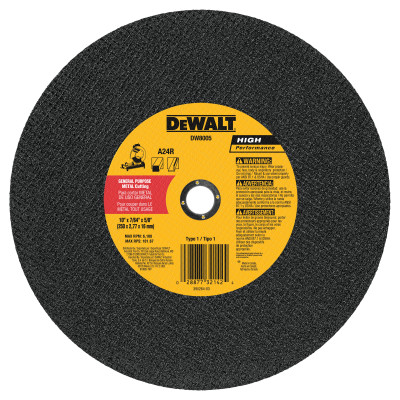 10"X7/64"X5/8" GENERALPURPOSE CHOP SAW WHEEL-BLACK&DECKER-115-DW8005