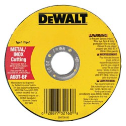 4-1/2"X.045"X7/8" METALTHINCUT-OFF WHEEL TYPE-1-BLACK&DECKER-115-DW8062