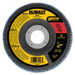 4-1/2" X 7/8" 36 GRIT ZIRCONIA FLAP DISC WHEEL-BLACK&DECKER-115-DW8306