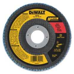 4-1/2" X 7/8" 60 GRIT ZIRCONIA FLAP DISC WHEEL-BLACK&DECKER-115-DW8308