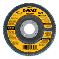 4-1/2" X 7/8" 120G TYPE29 HP FLAP DISC-BLACK&DECKER-115-DW8310