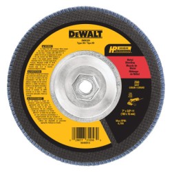 7" X 5/8"-11 60G TYPE 29HP FLAP DISC-BLACK&DECKER-115-DW8329