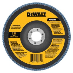 7" X 7/8" 80 GRIT ZIRCONIA T27 FLAP DISC-BLACK&DECKER-115-DW8373