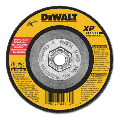 4 1/2IN X 1/4IN X 5/8IN11 ZIRCONIA ABRASIVES-BLACK&DECKER-115-DW8809
