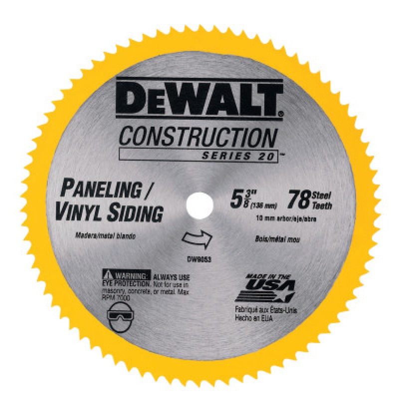 5-3/8" 78T SERIES 20 COR-BLACK&DECKER-115-DW9053