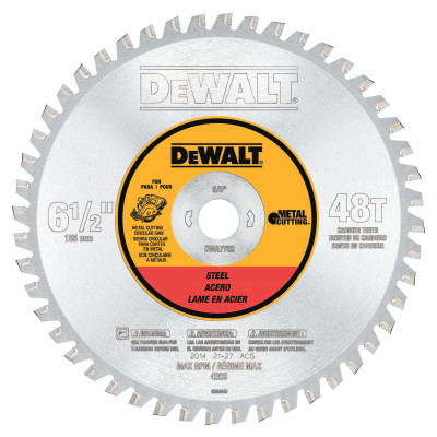 6-1/2 IN 48T FERR MTL CUT 5/8IN ARBOR-BLACK&DECKER-115-DWA7762