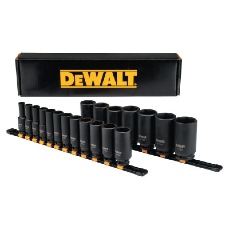 DWMT 19PC SAE 1/2DR IM DP SKT SET-BLACK&DECKER-115-DWMT19239