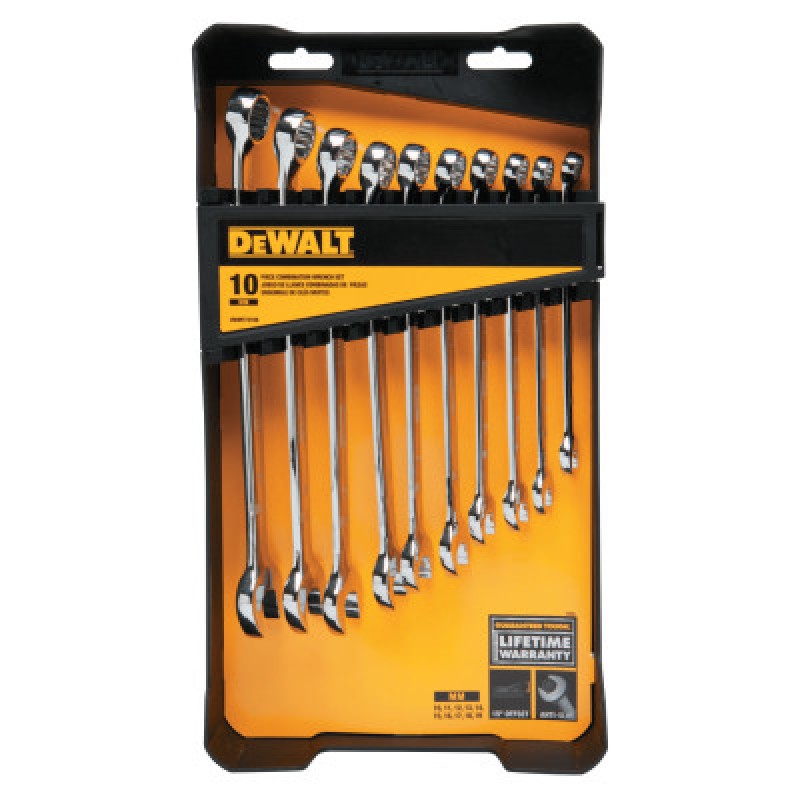 10PC COMBO WRENCH MM SETMAX 19MM-BLACK&DECKER-115-DWMT72166