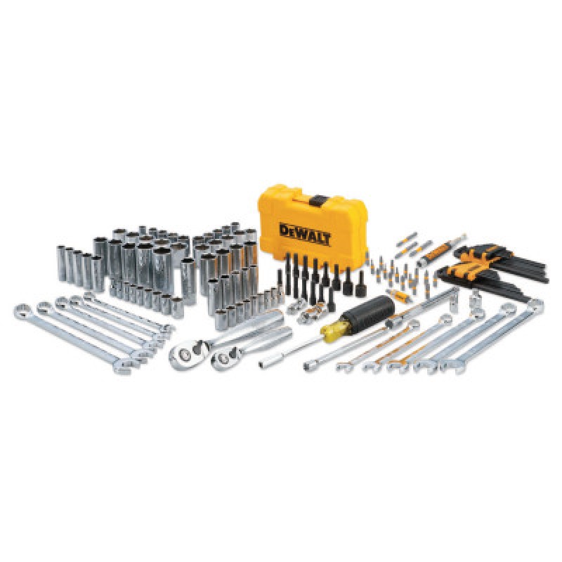 DEWALT MECH TOOL KIT 142PIECE SET WITH PTA CAS-BLACK&DECKER-115-DWMT73802