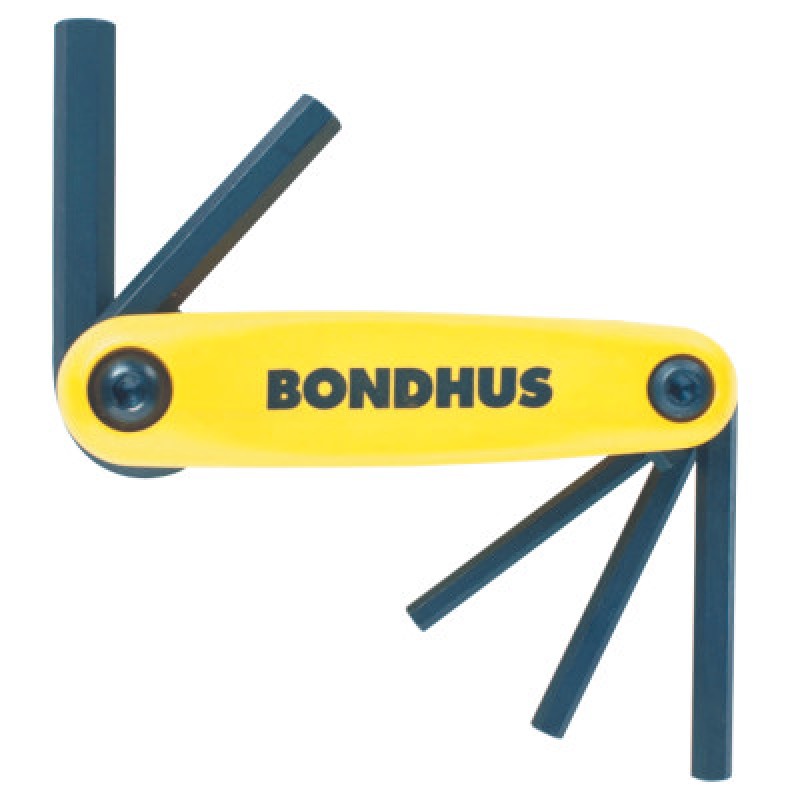 3/16"-3/8" GORILLA GRIPFOLD-UP TOOL SET-BONDHUS *116*-116-12585