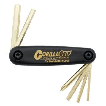 6 PC GORILLAGRIP FOLD-UPSET METRIC CYCLE BUDDY-BONDHUS *116*-116-12594