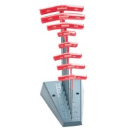 METRIC T-HANDLE HEX KEYSET W/STAND-BONDHUS *116*-116-13189