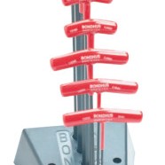 METRIC T-HANDLE HEX KEYSET W/STAND-BONDHUS *116*-116-13189