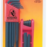 9-PC. BALLDRIVER METRICL WRENCH 7-PC. BALLD-BONDHUS *116*-116-14187