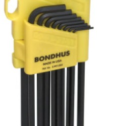 SET 13 BALLDRIVER L-WRENCHES .050-3/8" XL-BONDHUS *116*-116-16037