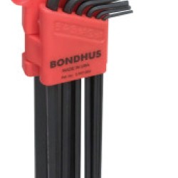 SET 9 BALLDRIVER L-WRENCHES 1.5-10MM XL-BONDHUS *116*-116-16099