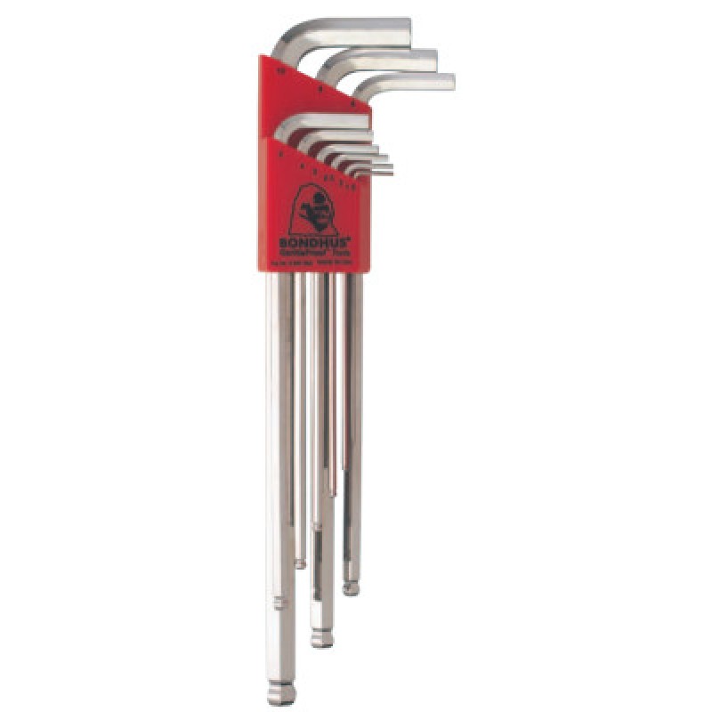 9 PC METRIC CHROME PLATED BALLDRIVER SET-BONDHUS *116*-116-17099