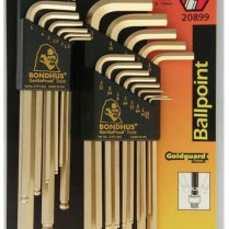 DOUBLE PACK GOLD GUARD FRACTIONAL/METRIC WRENCH-BONDHUS *116*-116-20899