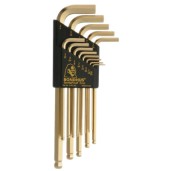 13 PIECE GOLD GUARD BALLDRIVER L WRENCH SET-BONDHUS *116*-116-37937