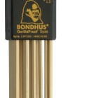 9 PIECE GOLD GUARD BALLDRIVER L WRENCH SET-BONDHUS *116*-116-38099