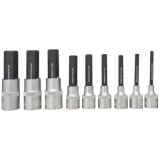9PC INCH PROHOLD SOCKETBIT SET 2" WITH SOCKETS-BONDHUS *116*-116-43299