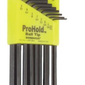 SET 13 PROHOLD BALLDRIVER L-WRENCHES .050-3/8-BONDHUS *116*-116-74937