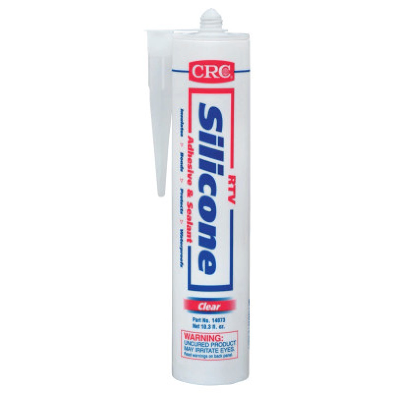 RTV SILICONE SEALANT CLEAR 12 OZ.-CRC INDUSTRIES-125-14073