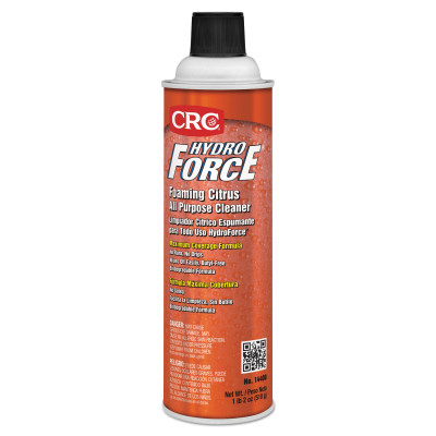 20-OZ. AEROSOL HYDROFORCE FOAM CITRUS CLEANER-CRC INDUSTRIES-125-14400