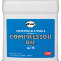 SAE 30W VISCOSITY GRADECOMPRESSOR OIL GALLON-CRC INDUSTRIES-125-SL22133