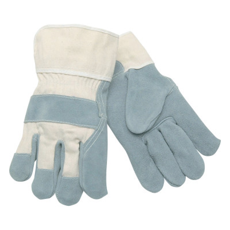 LEATHER GLOVE W/2-1/2" PLASTICIZED-MCR SAFETY-127-1400XXL