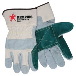 SIDEKICK DOUBLE PALM WHTFABRIC /SEWN W-MCR SAFETY-127-16012MN