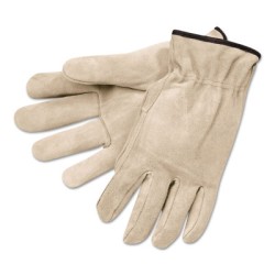 SPLIT LEATHER CREAM COLOR ELASTIC BAC-MCR SAFETY-127-3100XL
