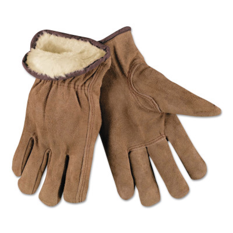 MEDIUM RUSSET COLOR LINED SPLIT COW L-MCR SAFETY-127-3170M