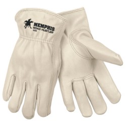 GRAIN LEATHER CREAM COLOR ELASTIC BK-MCR SAFETY-127-3200M