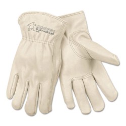 GRAIN LEATHER CREAM COLOR ELASTIC BK-MCR SAFETY-127-3200S