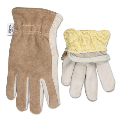 COW GRAIN DRVR/SPLIT BACK KEVLAR LINED S-MCR SAFETY-127-3204KS