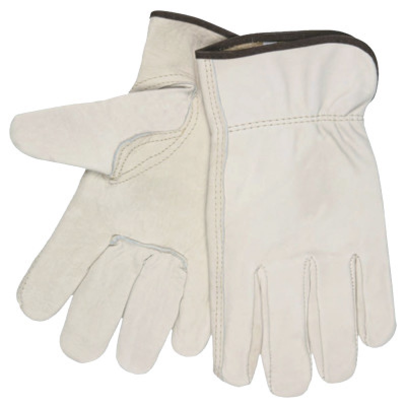 XL REG. GRADE DRIVERS GLOVE GRAIN LEATHER-KEY-MCR SAFETY-127-3211XL
