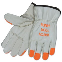 IND GRD DRVR KEY HIVIZ ORG FT/LOGO-MCR SAFETY-127-3213HVIXL