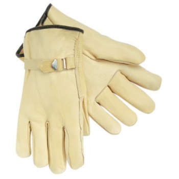 GRAIN LTHR CREAM COLOR PULL STRAP DRIVE-MCR SAFETY-127-3220XL