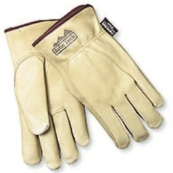 LARGE PIG LINED GRAIN LEATHER GLOVE FLEECE LINE-MCR SAFETY-127-3450L