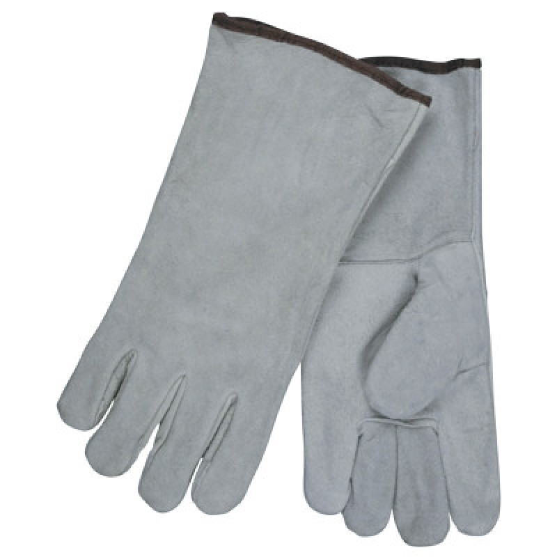 13" 1PC.BACK GREY WELDERS GLOVES SHOULDER LE-MCR SAFETY-127-4150B