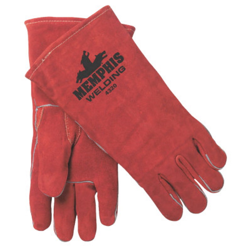 13" RUSSET WELDERS GLOVEREINFORCED-MCR SAFETY-127-4320