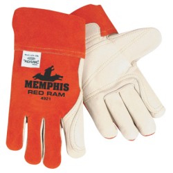 LG GRAIN COW-GUNN DBL LEATHER PALM SPLIT-MCR SAFETY-127-4921