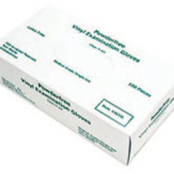 LARGE 5-MIL. DISPOSABLEVINYL GLOVE MEDICAL GRA-MCR SAFETY-127-5010L
