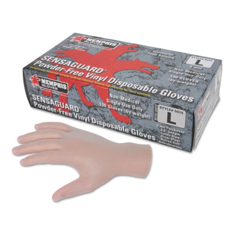 X-LRG 5-MIL IND/FOOD SERVICE GRADE DISP GLOVES-MCR SAFETY-127-5015XL