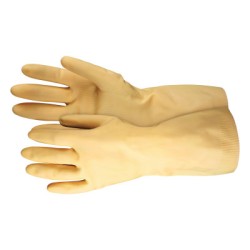 .016" ECONOMY CANNER LATEX GLOVE W/ROL-MCR SAFETY-127-5199E