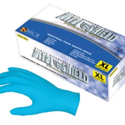 LRG 4 MIL NITRISHIELD DISPOSABLE GLOVE PWDR FREE-MCR SAFETY-127-6015L
