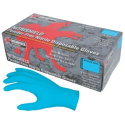 MED 4 MIL NITRISHIELD DISPOSABLE GLOVE PWDR FREE-MCR SAFETY-127-6015M