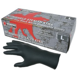 NITRI-STEALTH XTRA BLACKNITRILE L-MCR SAFETY-127-6062L