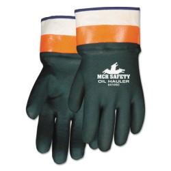 OIL HAULER DARK GREENPREMIUM DOUBLE DIP PVC-MCR SAFETY-127-6410SC